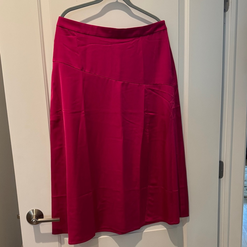 J. Crew Vibrant Fuchsia A-Line Skirt